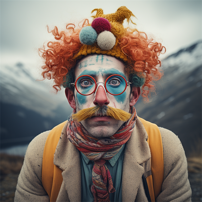 Irina_Popovski_hipster_clown_with_andean_clothing_87c35508-e043-448d-942c-ba865678453c.png